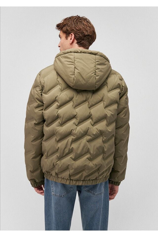 MAVİ ERKEK KAPÜŞONLU CEKET Koyu Yeşil 0110368-71559