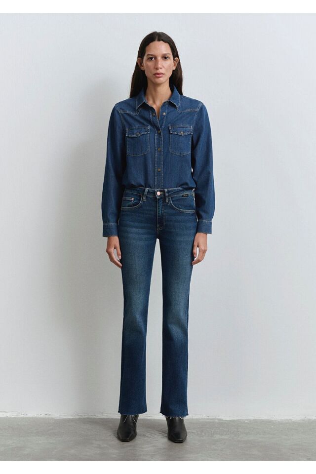 MAVİ KADIN MARIA Dark Blue Gold Denim 101225-80680