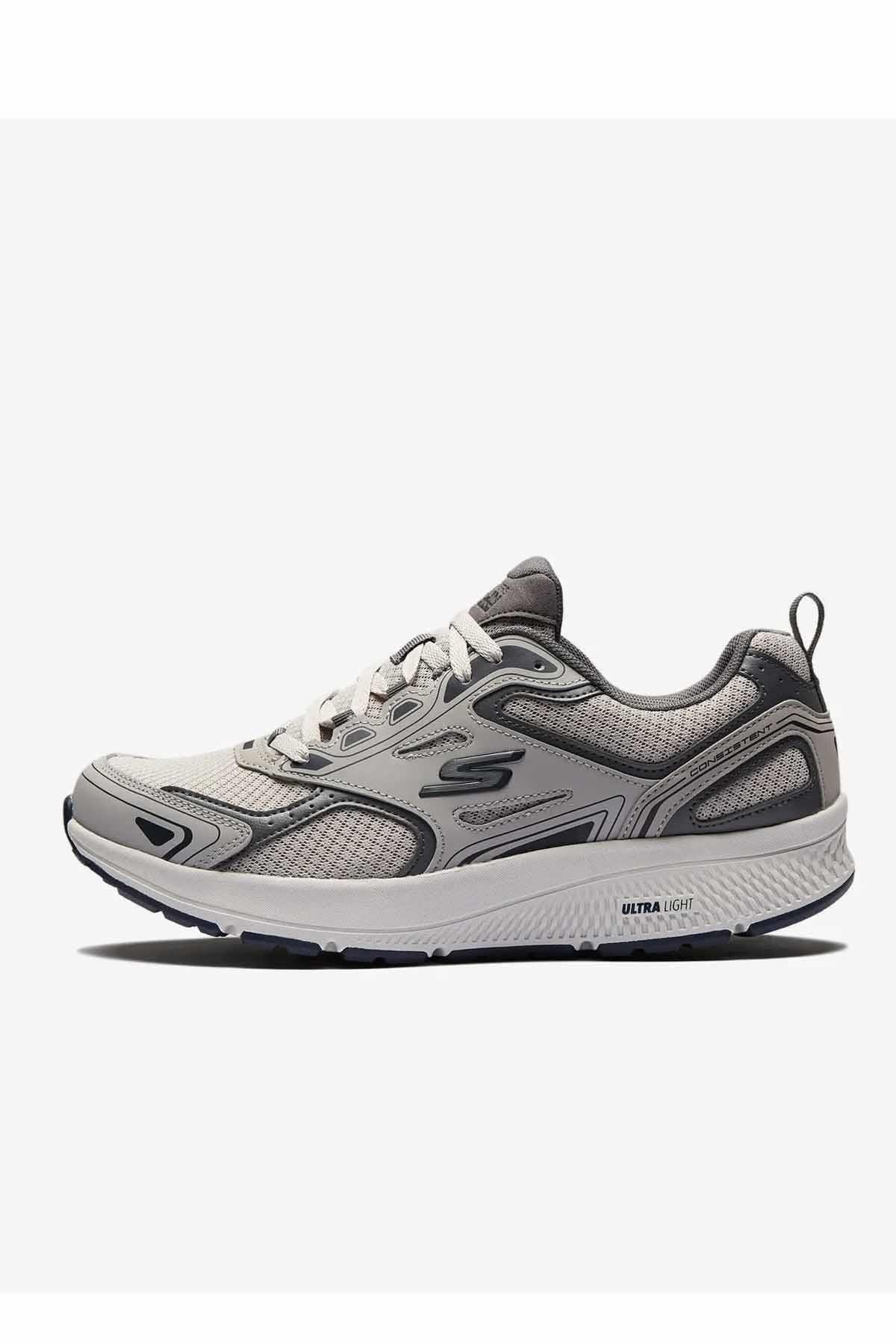 SKECHERS ERKEK GRİ/LACİVERT GO RUN CONSISTENT SPOR AYAKKABI 220034 GYNV