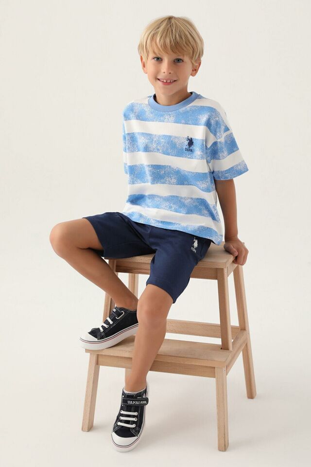 U.S. POLO ASSN KİDS ERKEKGARSON BERMUDA TAKIM US1703-G