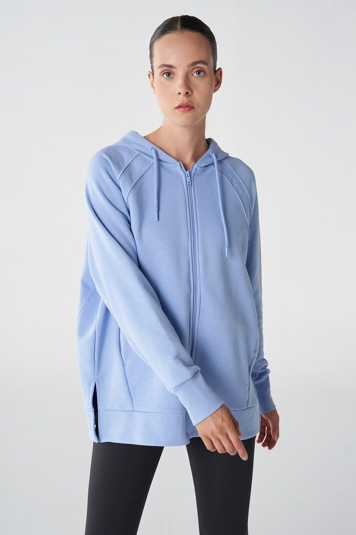 HUMMEL KADIN FERMUARLI HOODIE HMLMAYA OVERSIZE ZIP HOODIE 921803