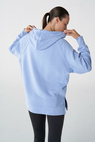 HUMMEL KADIN FERMUARLI HOODIE HMLMAYA OVERSIZE ZIP HOODIE 921803