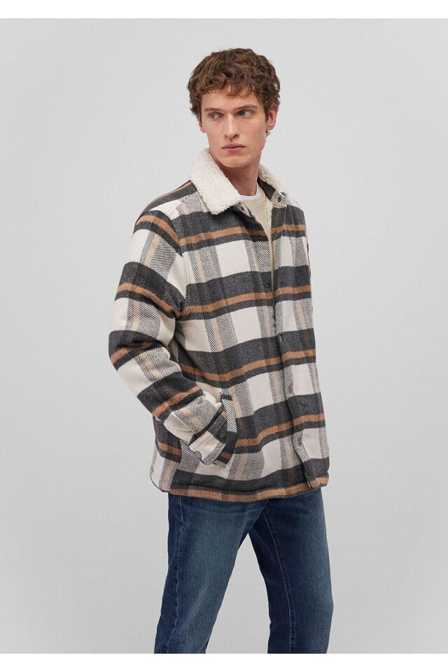 MAVİ ERKEK KARELİ SHACKET Gri Kareli 0110511-88236