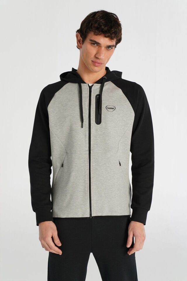 BLACK/GREY MELANGE