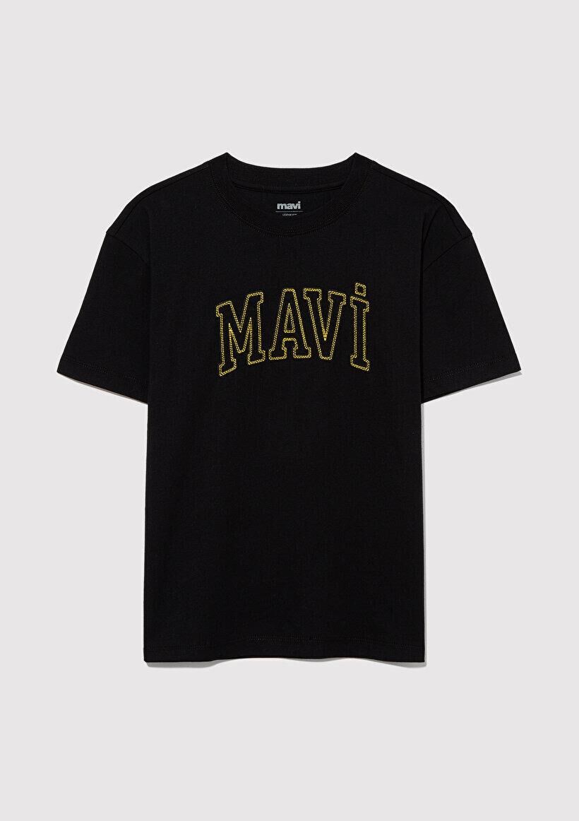 MAVİ ÇOCUK MAVİ LOGO NAKIŞLI TİŞÖRT Siyah 6610214-900