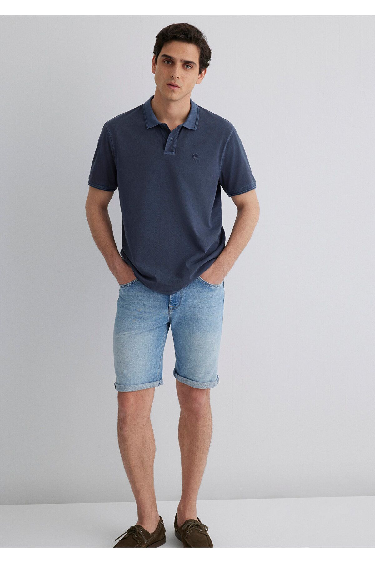 MAVİ ERKEK POLO TİŞÖRT Mürekkep Mavi 0612621-70726