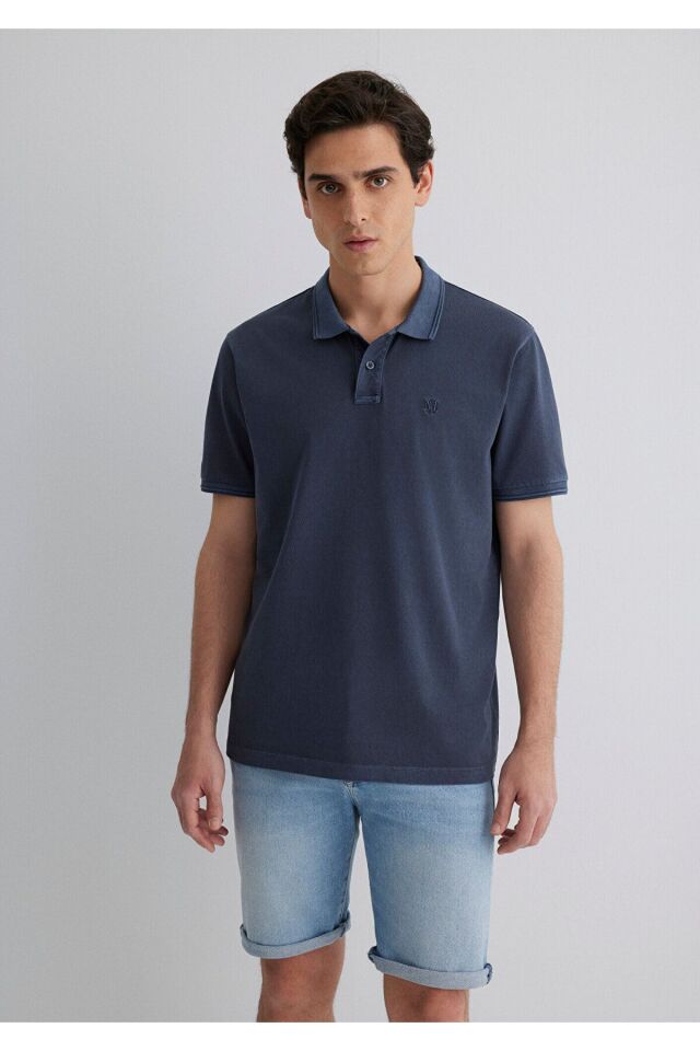 MAVİ ERKEK POLO TİŞÖRT Mürekkep Mavi 0612621-70726