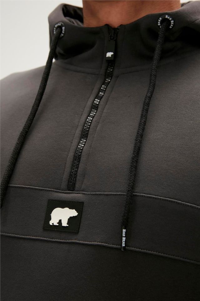 BAD BEAR ERKEK DEFENCE HALF-ZIP HOODIE 19.02.27.027