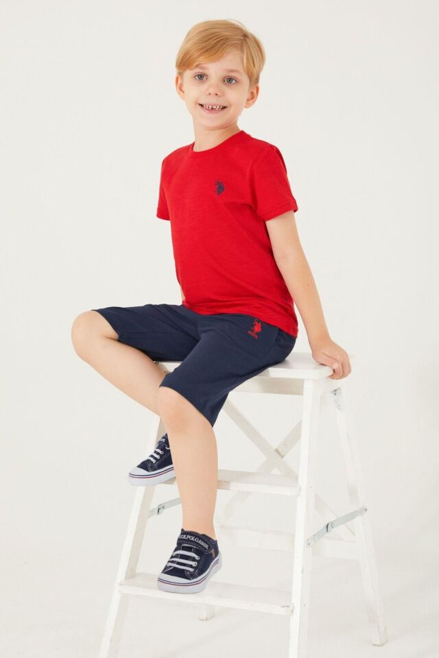 U.S. POLO ASSN. ERKEK ÇOCUK BERMUDA TAKIM US1354-G