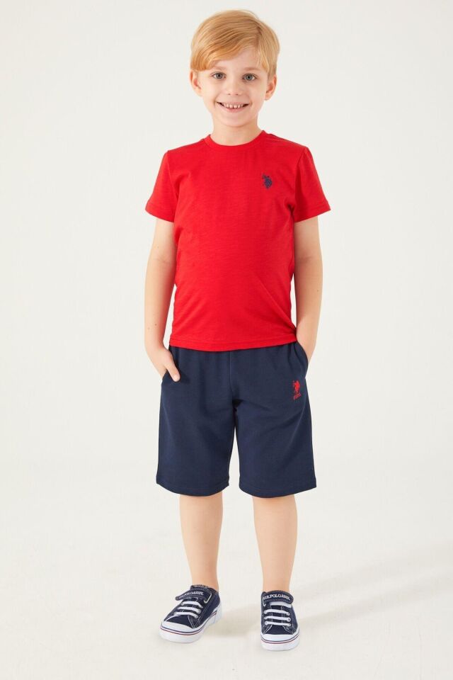 U.S. POLO ASSN. ERKEK ÇOCUK BERMUDA TAKIM US1354-G