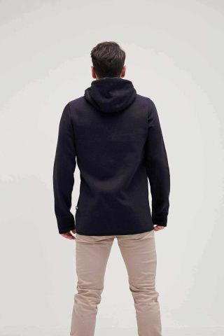 BAD BEAR ERKEK DEFENCE HALF-ZIP HOODIE 19.02.27.027 LACİVERT - XL