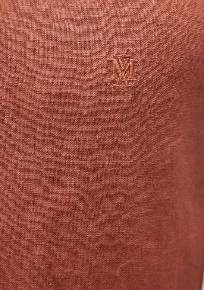 MAVİ ERKEK KETEN GÖMLEK Cedar Wood 021190-71075