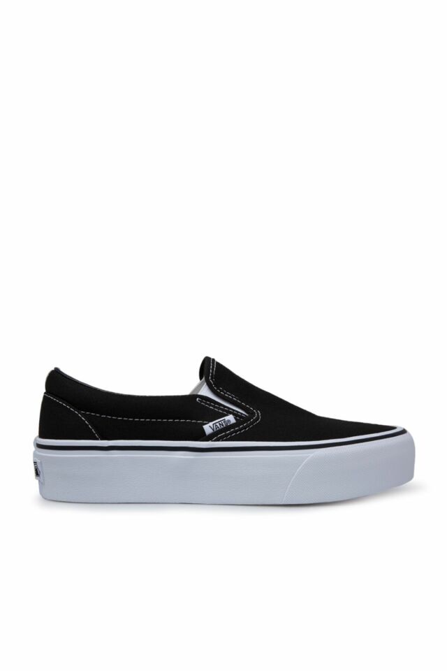 VANS KADIN UA Classic Slip-On Platform SPOR AYAKKABI VN00018EBLK1
