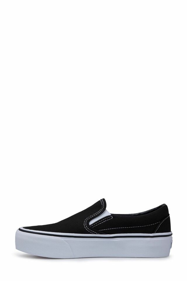 VANS KADIN UA Classic Slip-On Platform SPOR AYAKKABI VN00018EBLK1