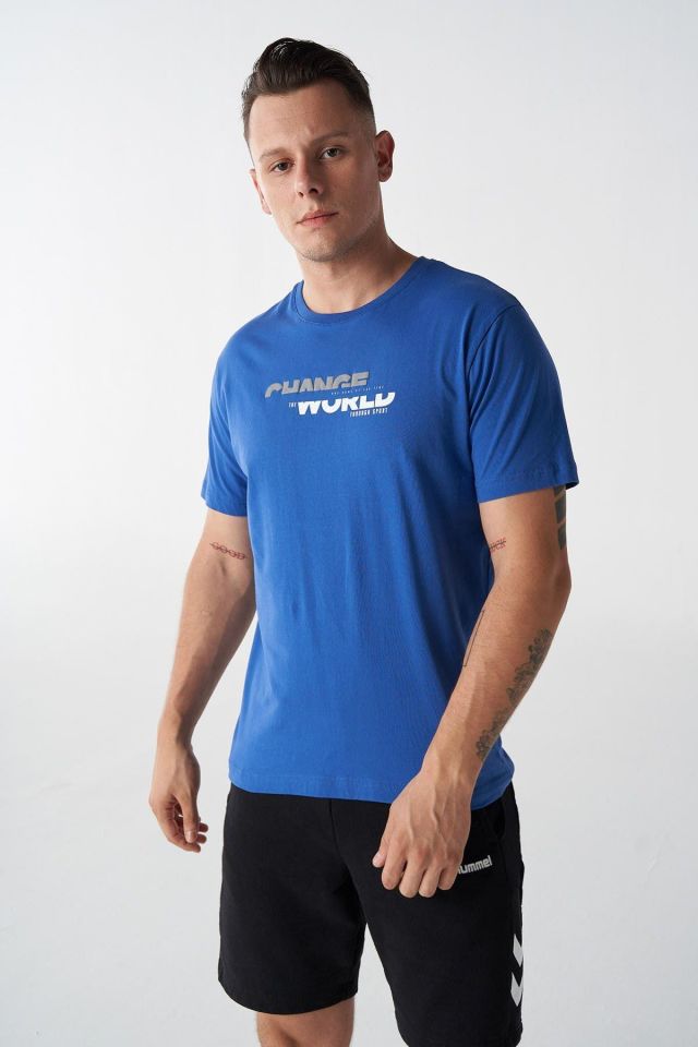 HUMMEL ERKEK KISA KOL T-SHIRT HMLDIVIDE T-SHIRT SS 911794