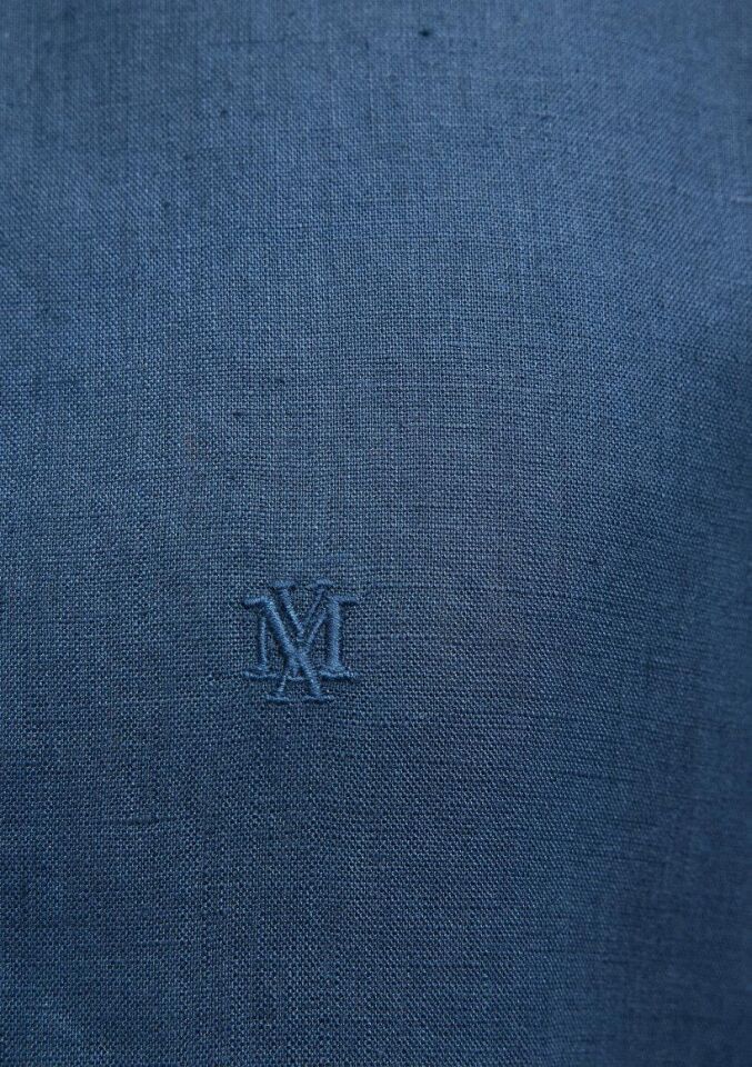 MAVİ ERKEK KETEN GÖMLEK Lacivert 021190-81802