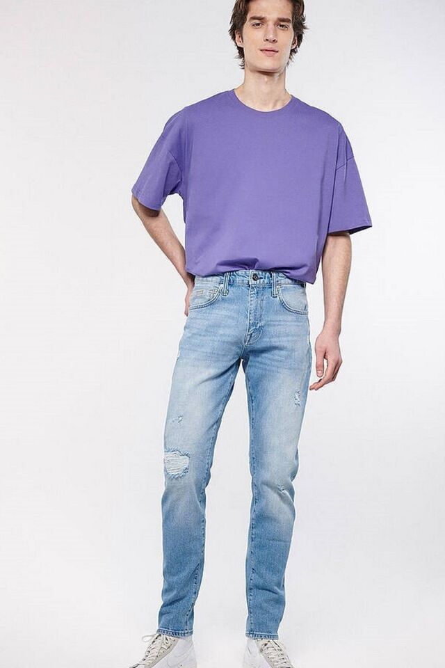 MAVİ ERKEK MILAN Lt Used Ripped Street 0081083805