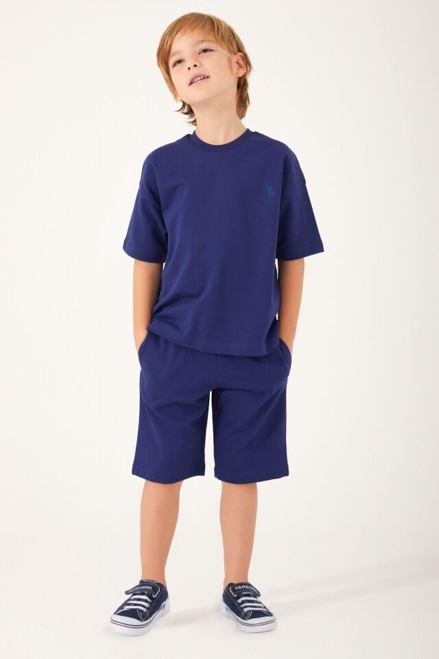 U.S. POLO ASSN. ERKEK ÇOCUK BERMUDA TAKIM US1366-G
