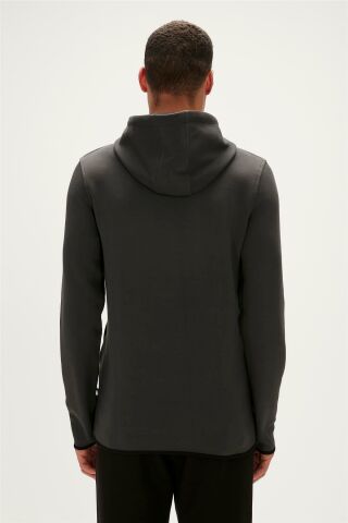 BAD BEAR ERKEK DEFENCE HALF-ZIP HOODIE 19.02.27.027 ANTRASİT - M