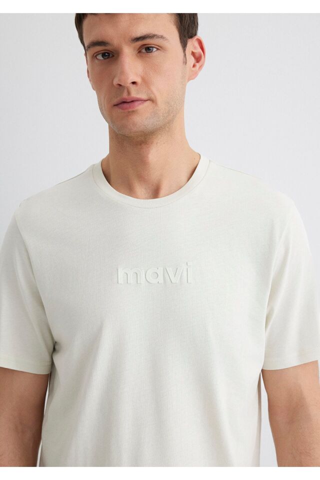 MAVİ ERKEK MAVİ BASKILI TİŞÖRT Sisli Gri 0612732-70142