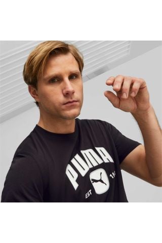 PUMA ERKEK/UNİSEX TİŞÖRT 52323601 SİYAH - M