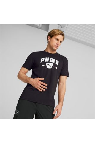 PUMA ERKEK/UNİSEX TİŞÖRT 52323601 SİYAH - M