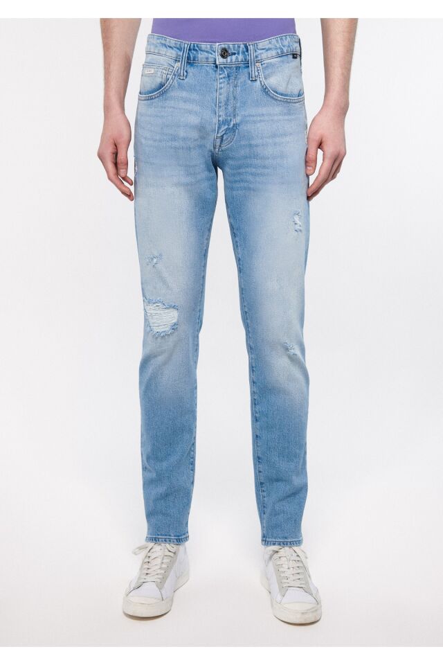 MAVİ ERKEK MILAN Lt Used Ripped Street 0081083805 MAVİ - 30/29