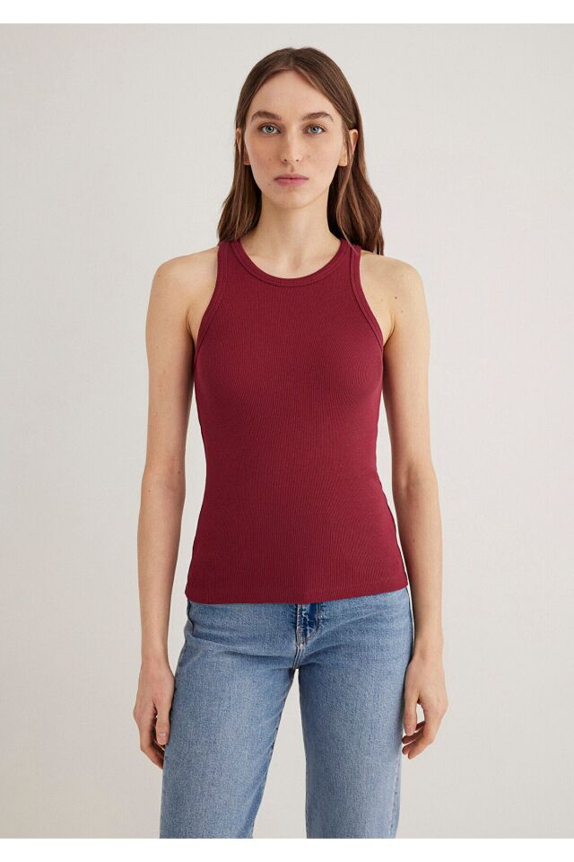 MAVİ KADIN ASKILI BASIC Koyu Bordo 1612462-70430