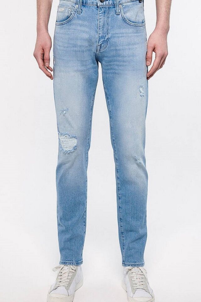 MAVİ ERKEK MILAN Lt Used Ripped Street 0081083805 MAVİ - 33/27