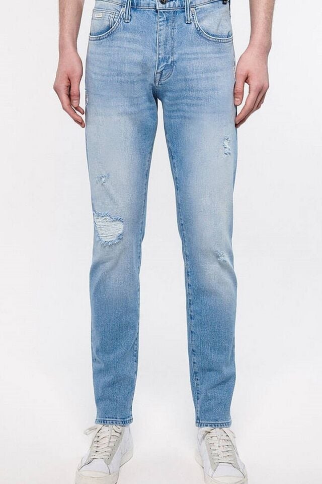 MAVİ ERKEK MILAN Lt Used Ripped Street 0081083805 MAVİ - 33/29