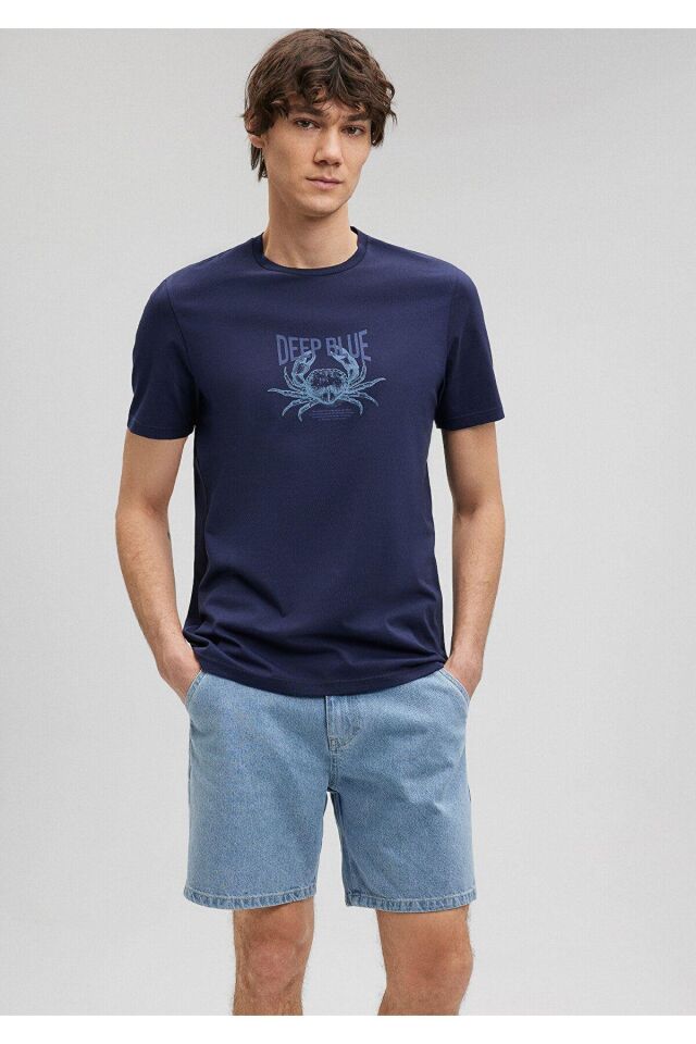 MAVİ ERKEK DEEP BLUE TİŞÖRT Koyu Lacivert 0612032-84371
