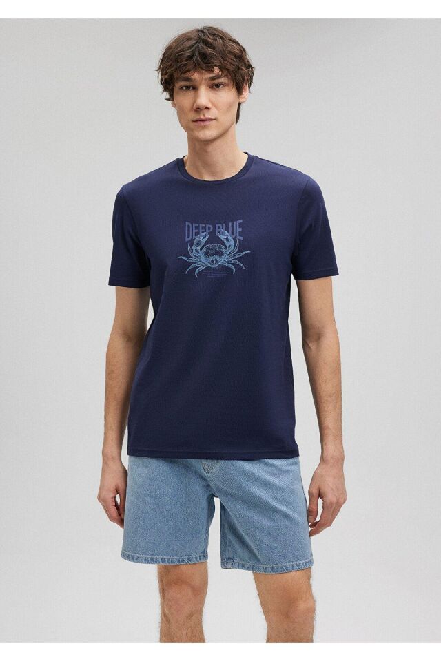 MAVİ ERKEK DEEP BLUE TİŞÖRT Koyu Lacivert 0612032-84371