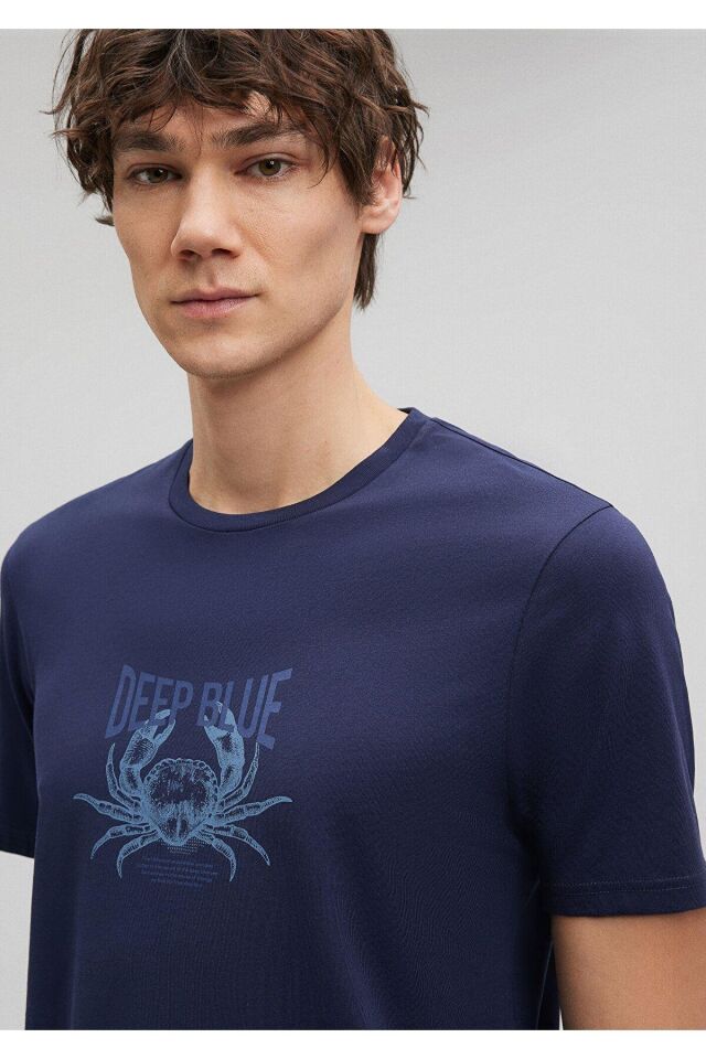 MAVİ ERKEK DEEP BLUE TİŞÖRT Koyu Lacivert 0612032-84371