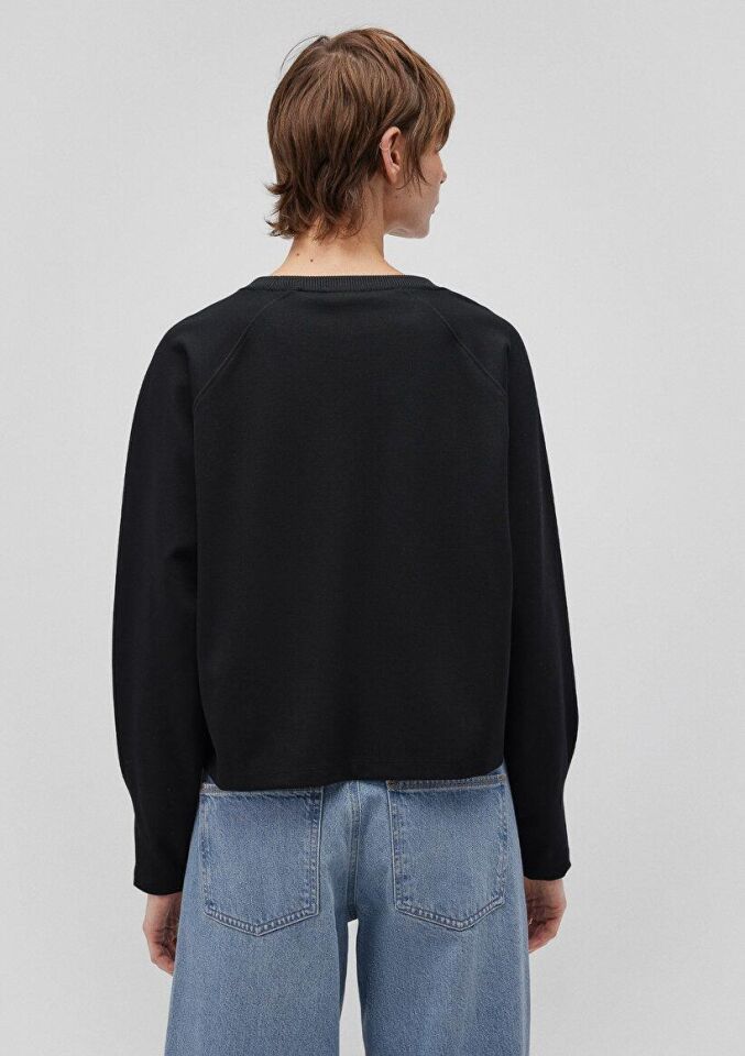 MAVİ KADIN BISIKLET YAKA SWEATSHIRT Siyah 1S10150-900