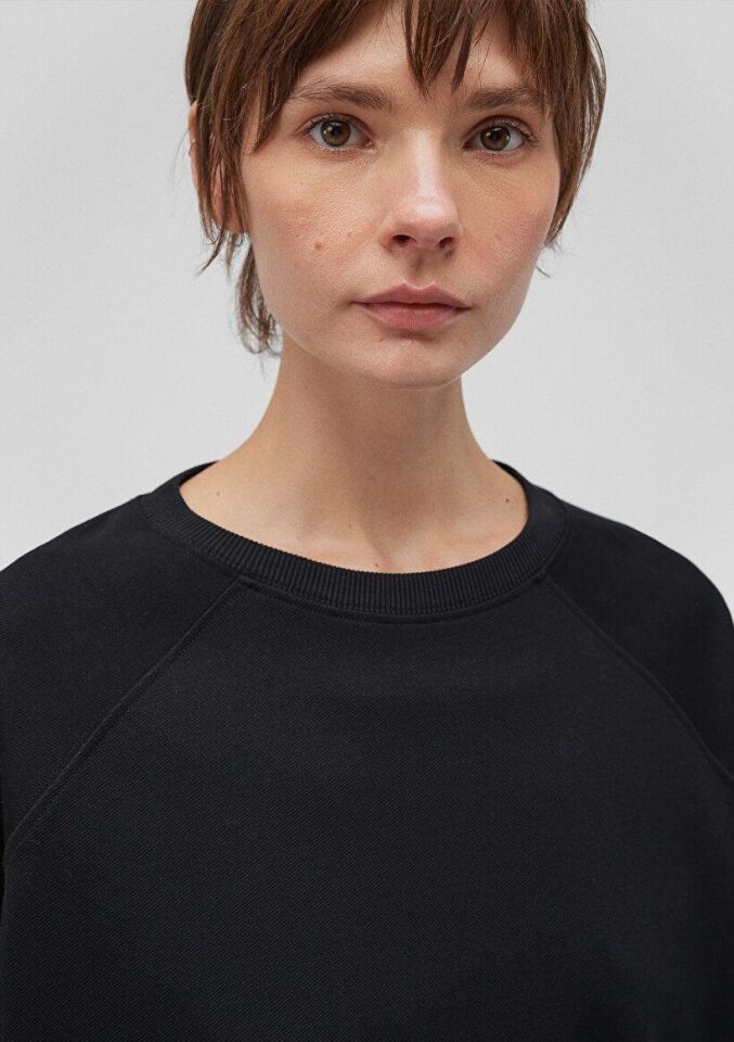 MAVİ KADIN BISIKLET YAKA SWEATSHIRT Siyah 1S10150-900