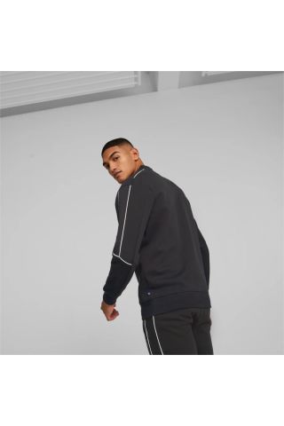 PUMA ERKEK/UNİSEX EŞOFMAN ÜST 53811701 SİYAH - S