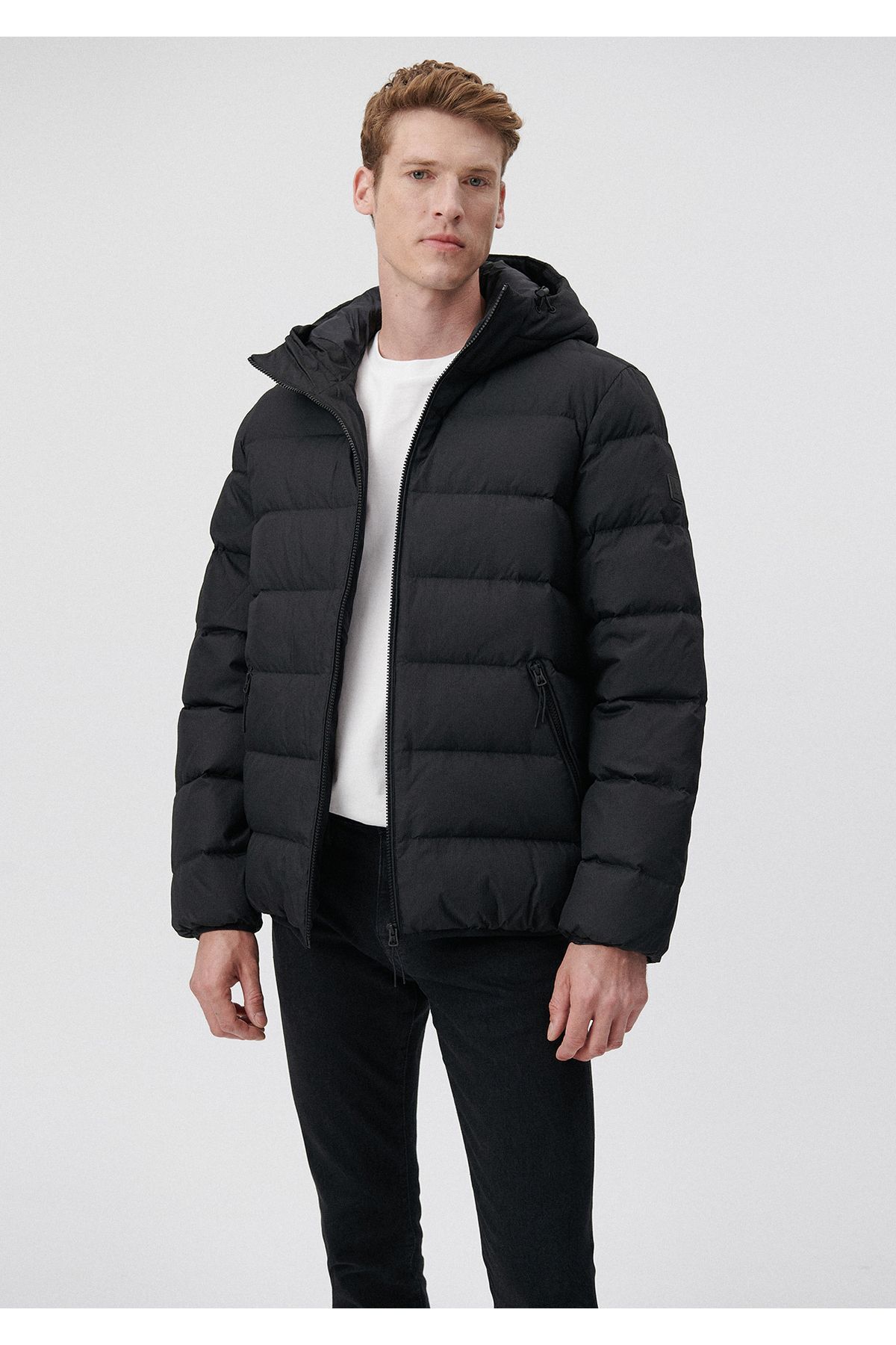 MAVİ ERKEK KAPÜŞONLU CEKET Jet Siyah 0110193-71379