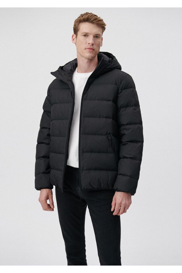 MAVİ ERKEK KAPÜŞONLU CEKET Jet Siyah 0110193-71379