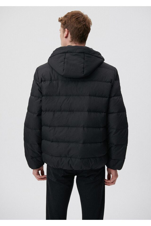 MAVİ ERKEK KAPÜŞONLU CEKET Jet Siyah 0110193-71379