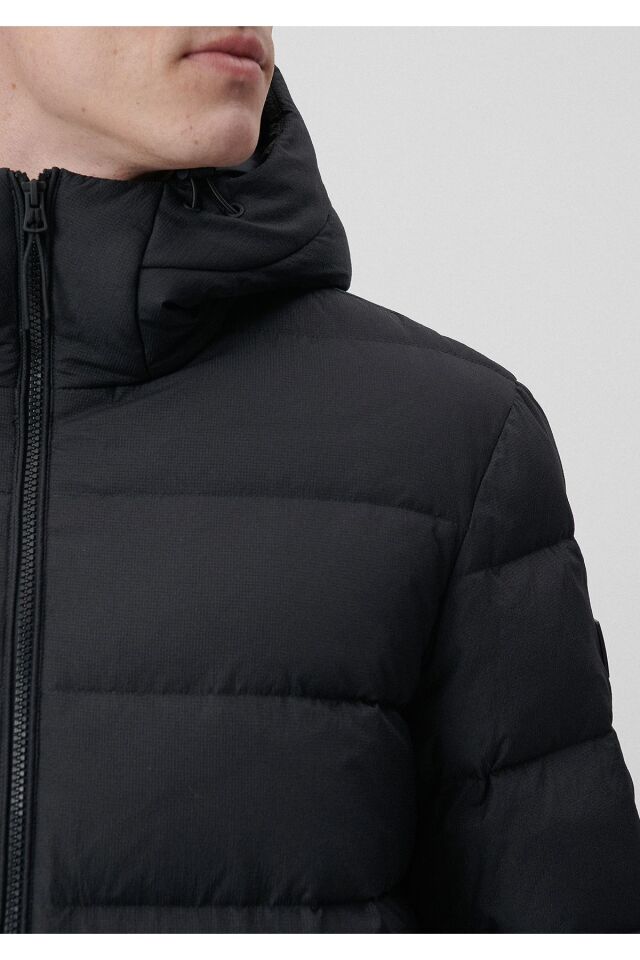 MAVİ ERKEK KAPÜŞONLU CEKET Jet Siyah 0110193-71379