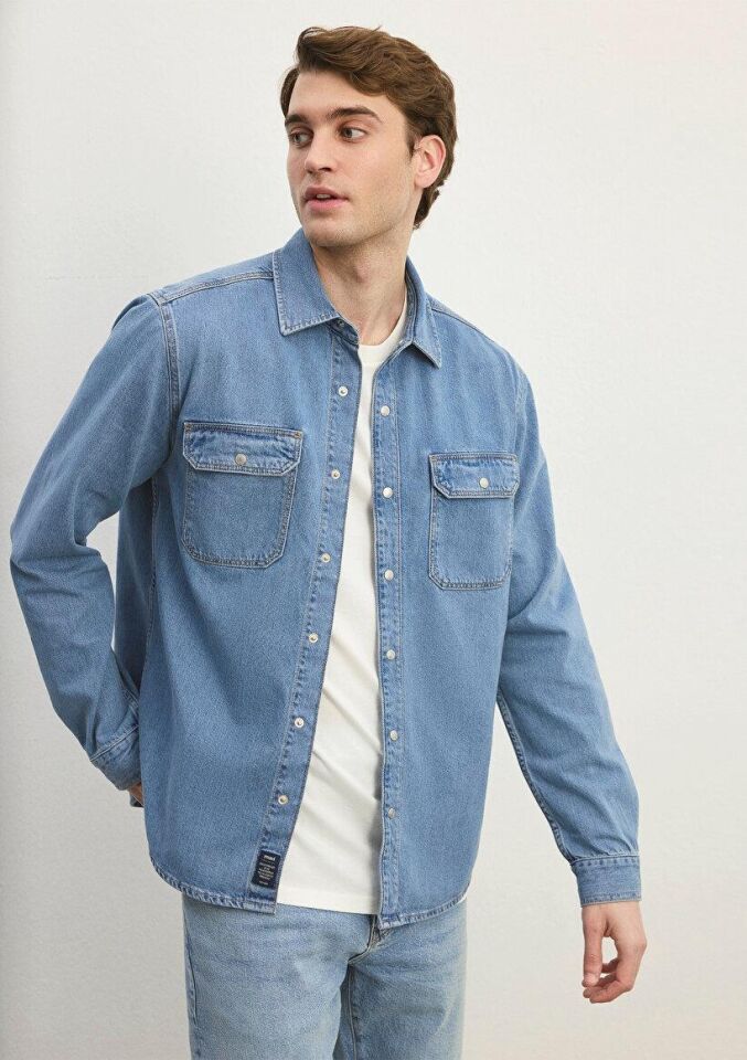 MAVİ ERKEK PARKER True Blue Vintage Denim 021521-86621