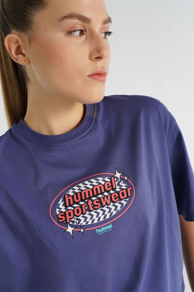 HUMMEL KADIN KISA KOL T-SHIRT HMLPATEZ OVERSIZE T-SHIRT S/S 912150