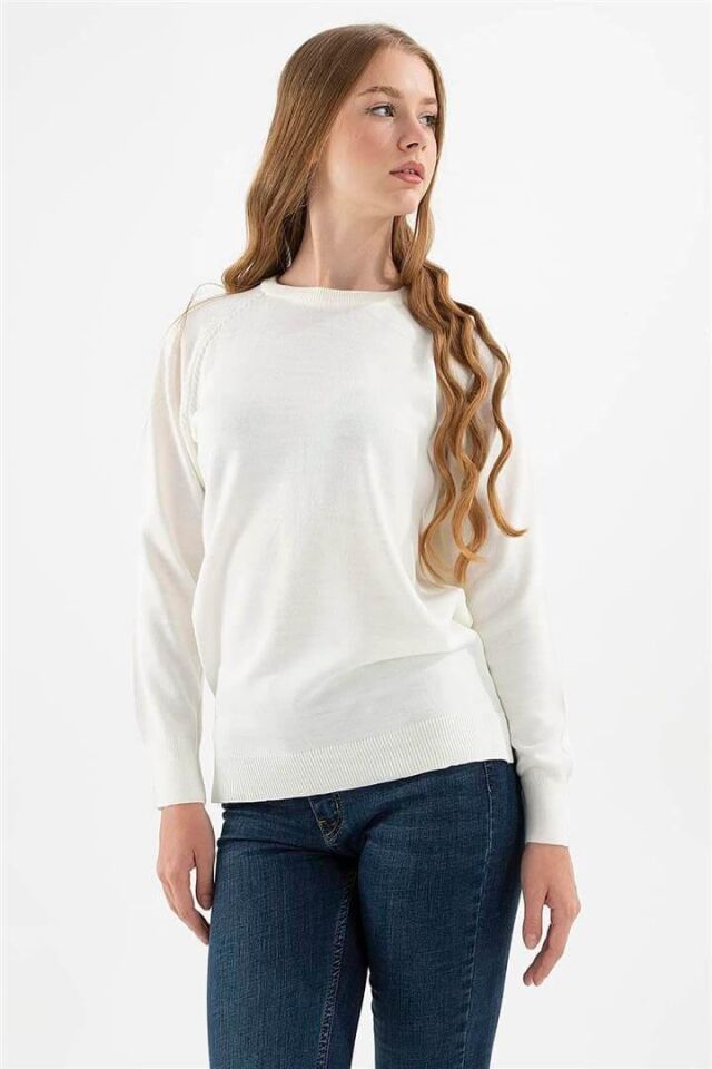 FASHION FRIENDS KADIN BİSİKLET YAKA TUNİK 24K0242K1