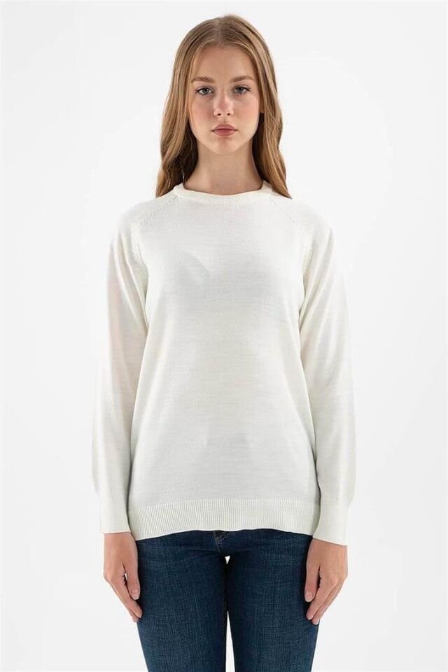 FASHION FRIENDS KADIN BİSİKLET YAKA TUNİK 24K0242K1