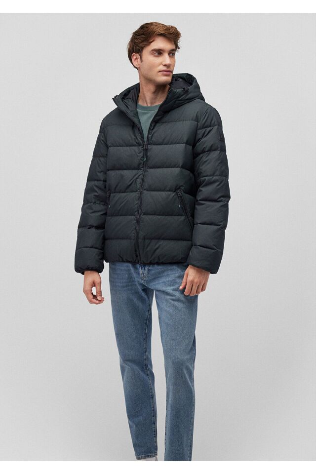 MAVİ ERKEK KAPÜŞONLU CEKET Darkest Spruce 0110193-71539