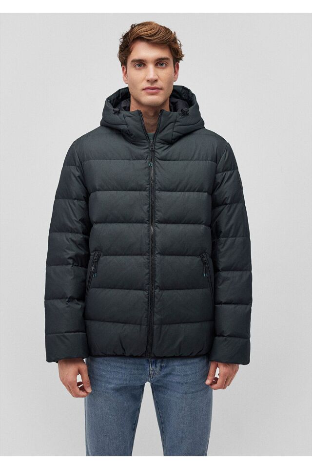 MAVİ ERKEK KAPÜŞONLU CEKET Darkest Spruce 0110193-71539