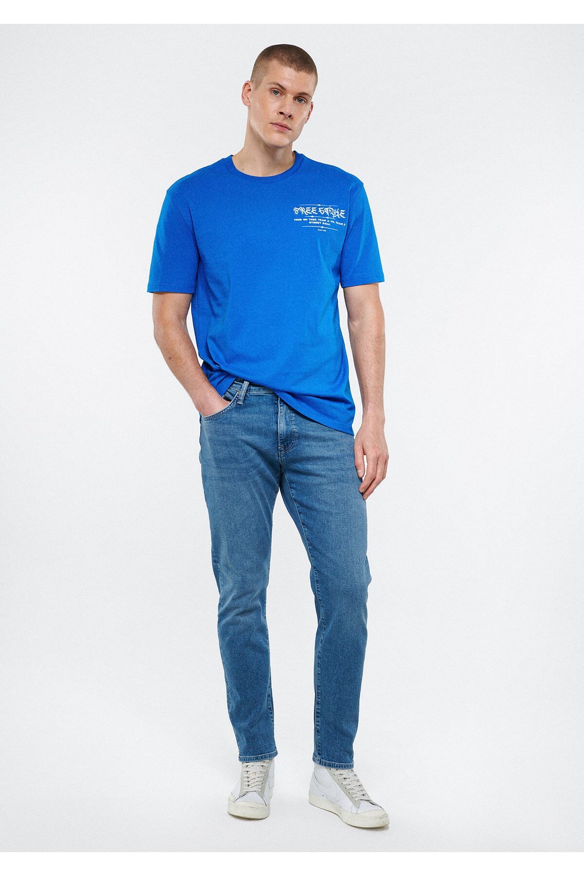 MAVİ ERKEK MILAN Mid Brushed Street Comfort 0081084460 MAVİ - 28/27