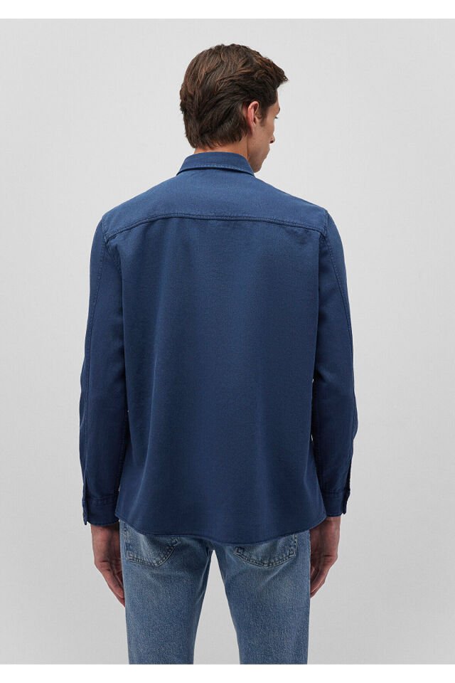 MAVİ ERKEK UZUN KOL GÖMLEK Koyu Lacivert 0211247-70720