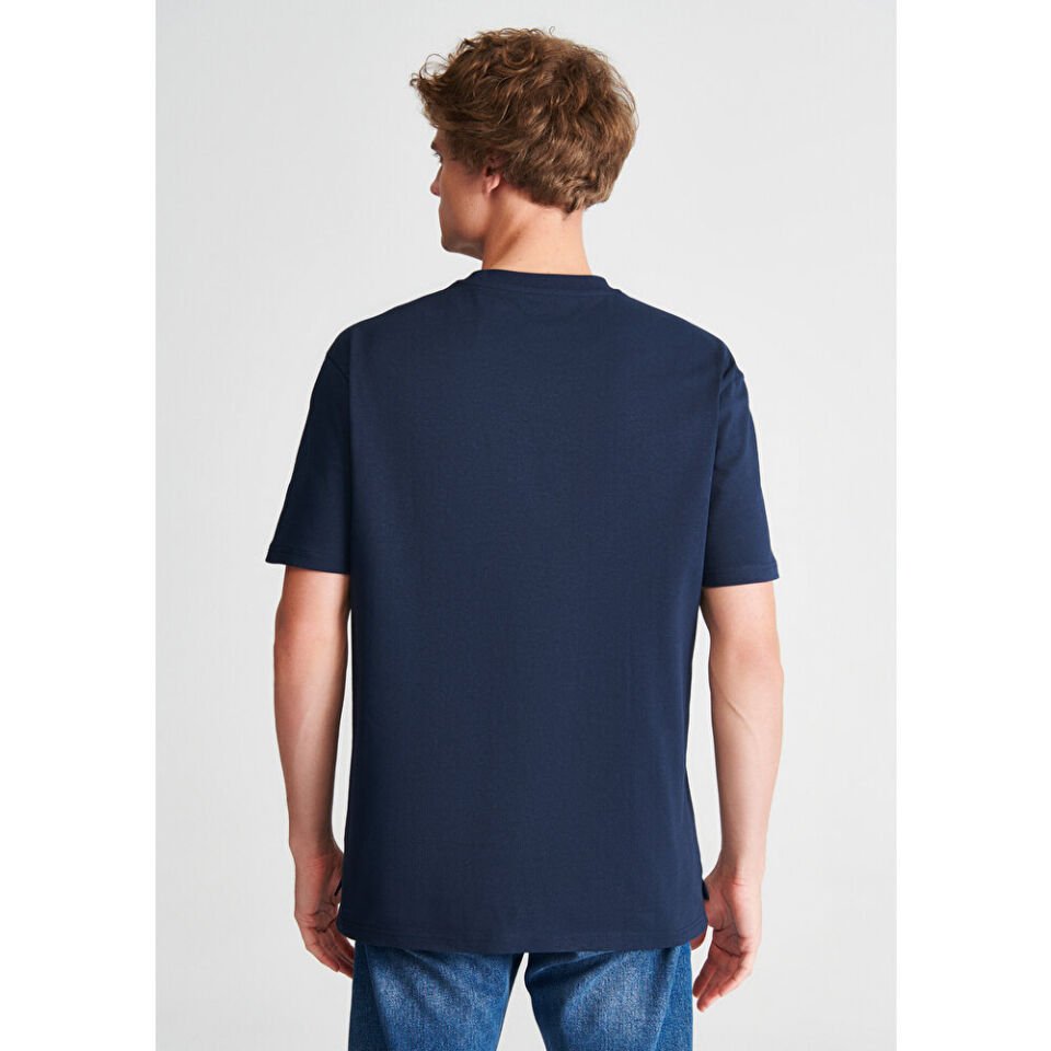 MAVİ ERKEK CEPLİ TİŞÖRT   Gece Lacivert 066248-70490