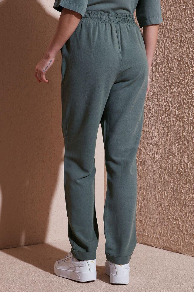FASHION FRIENDS KADIN BELİ LASTİKLİ PANTOLON 25Y0550K1